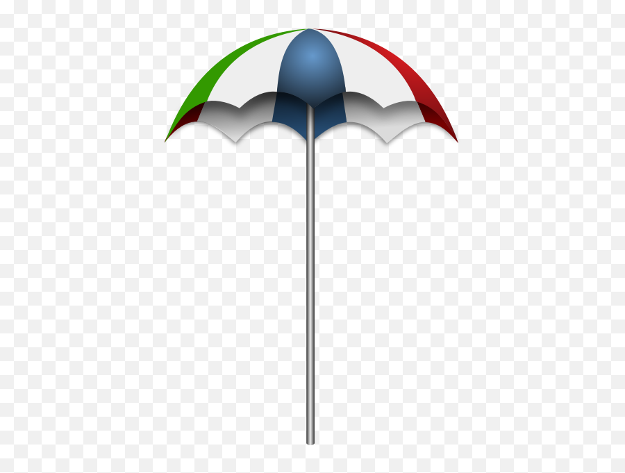 Beach Umbrella Vector Image - Clipart Ombrellone Emoji,Beach Umbrella Emoji