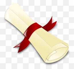 Ribbon Certificate Award Achievement - Diploma Clip Art Emoji,Graduation Emoticon