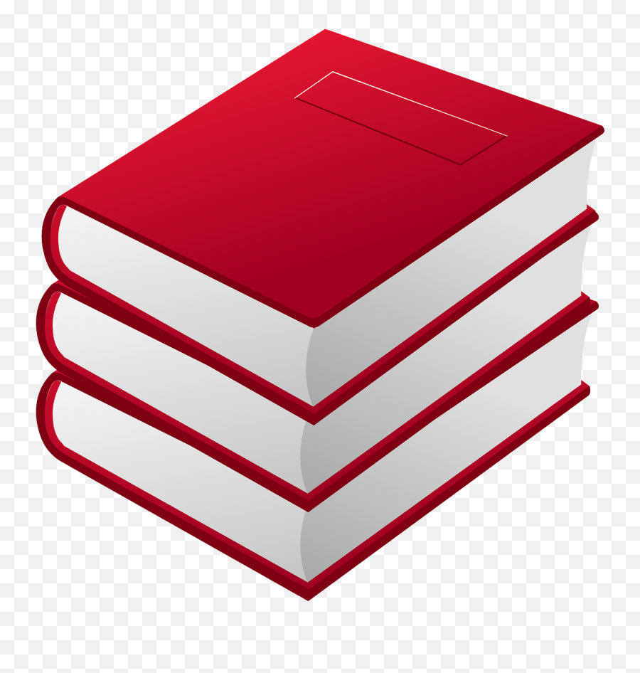 Books Pile Red Reader Reading - Red Books Clipart Emoji,Stack Of Books Emoji