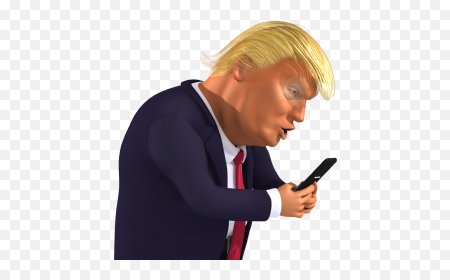 Trump Cartoon Png Picture - Trump Cartoon Transparent Background Emoji,Donald Trump Emoji