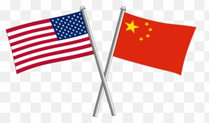 Us China Flags - And Emoji