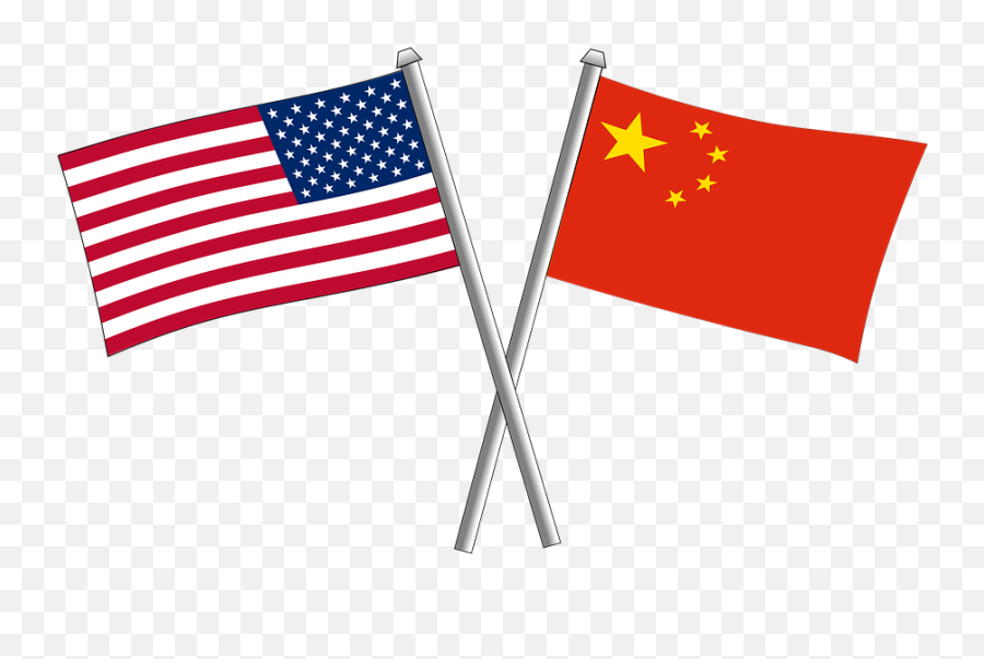 Us China Flags - Us And China Flag Emoji,Chinese Flag Emoji