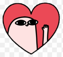 Heart Oof Red Hi Derp - Ketnipz Heart Png Emoji,Derp Emoji