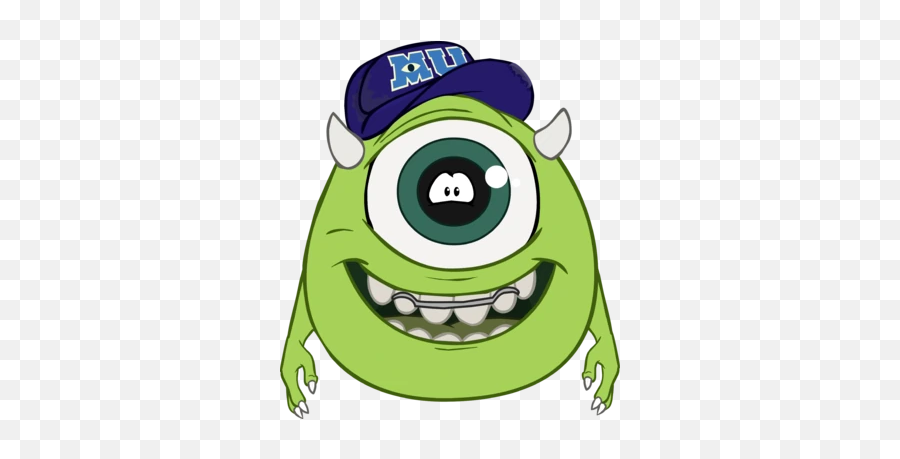Mike Costume - Monsters Inc Cartoon Mike Emoji,Mike Wazowski Emoji