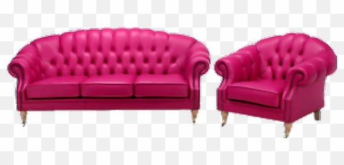 Pink Couch Chair Furniture Freetoedit - Sofa Pink Transparent Emoji,Couch Emoji