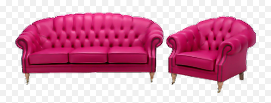 Pink Couch Chair Furniture Freetoedit - Sofa Pink Transparent Emoji,Couch Emoji