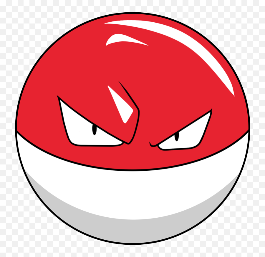 Pokemon 2100 Shiny Voltorb Pokedex - Red Head Pokemon Emoji,Frazzled Emoticon