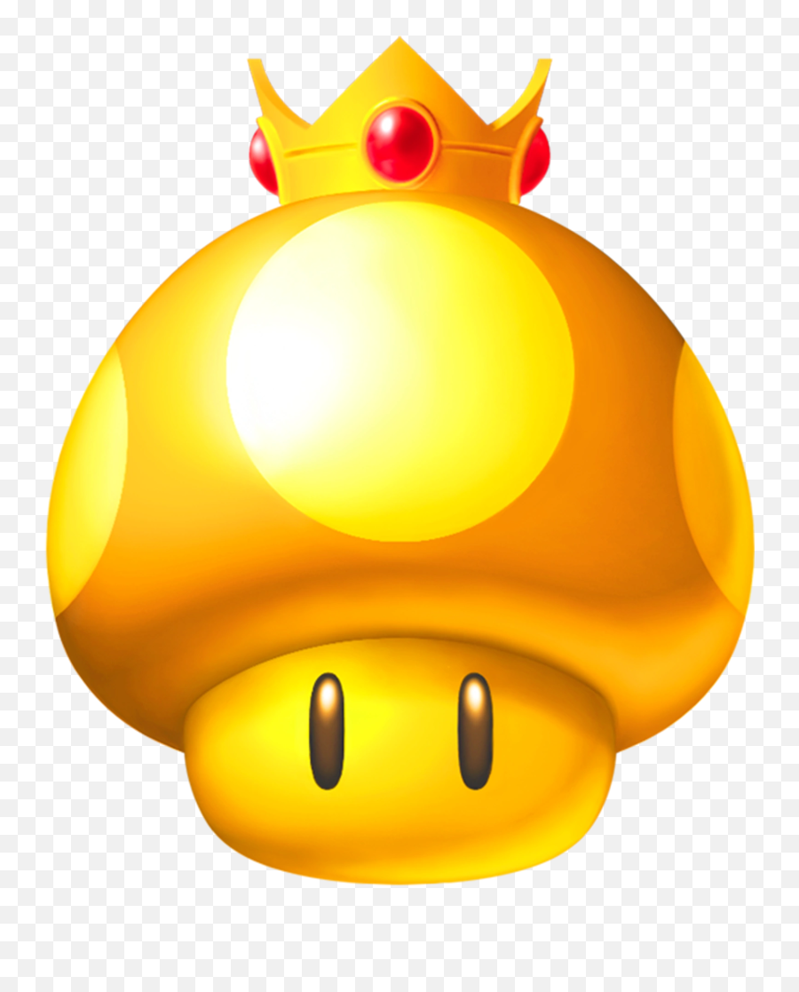 Golden Mushroom - Mario Kart Wii Golden Mushroom Emoji,Mushroom Emoticon