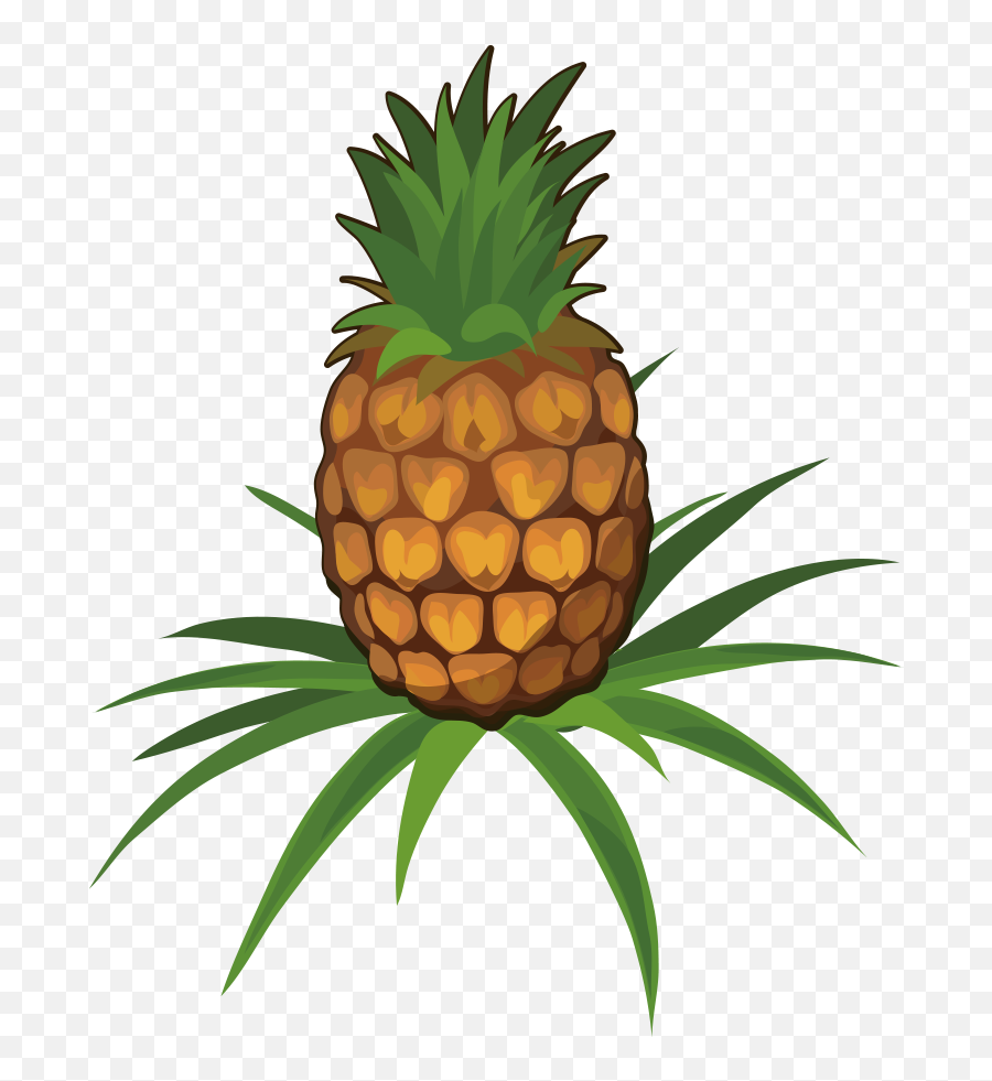 Clipart Pineapple Cartoon - Pineapple Emoji,Pineapple Emoji