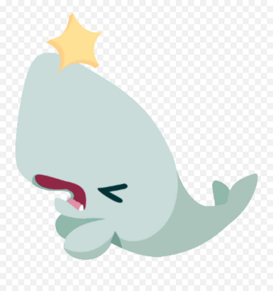 Download Cute Fish Cuteanimal Cutefish Whale Freetoedit Png - Clip Art Emoji,Whale Emoji