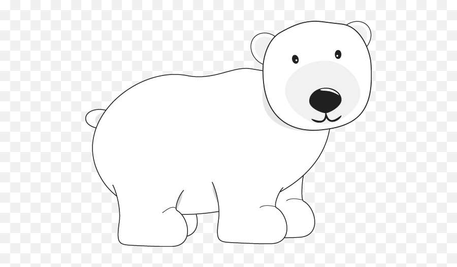 Polar Bears Clipart - Clip Art Polar Bear Emoji,Polar Bear Emoji