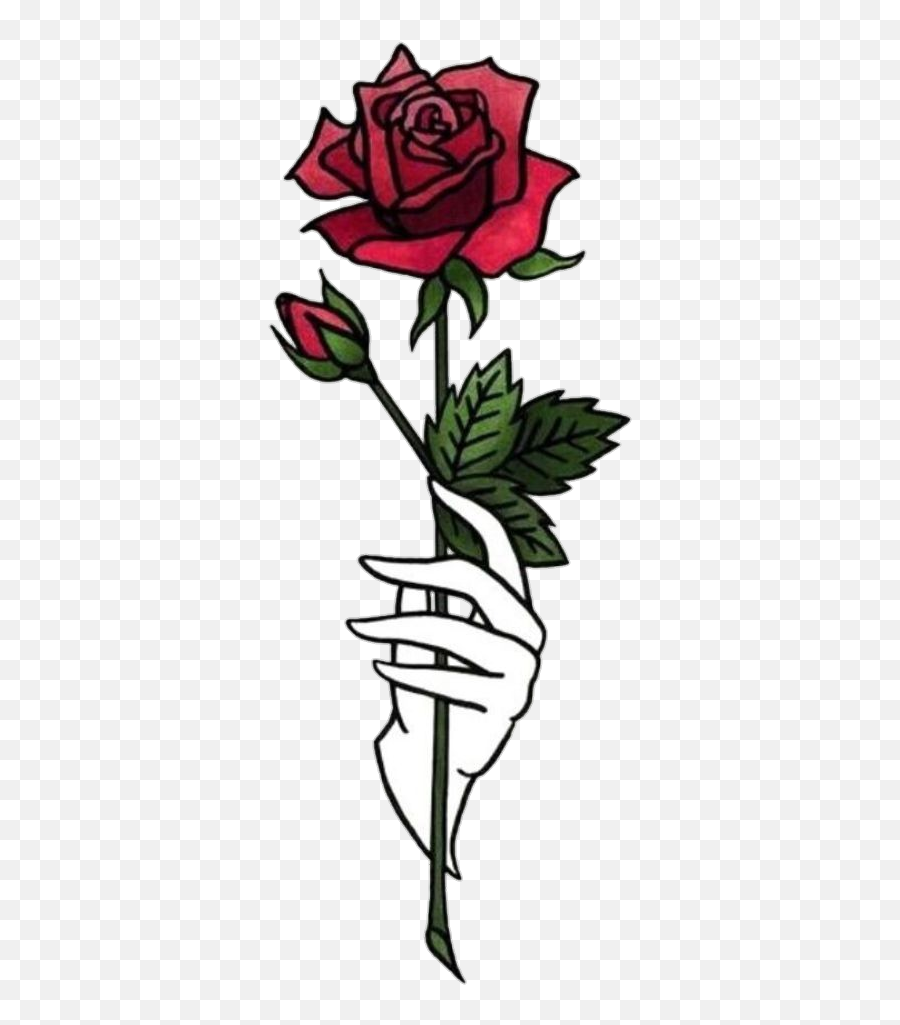 Discover The Coolest Hand Hands Tumblr Sticker Popular - Aesthetic Rose Png Emoji,Twin Peaks Emoji