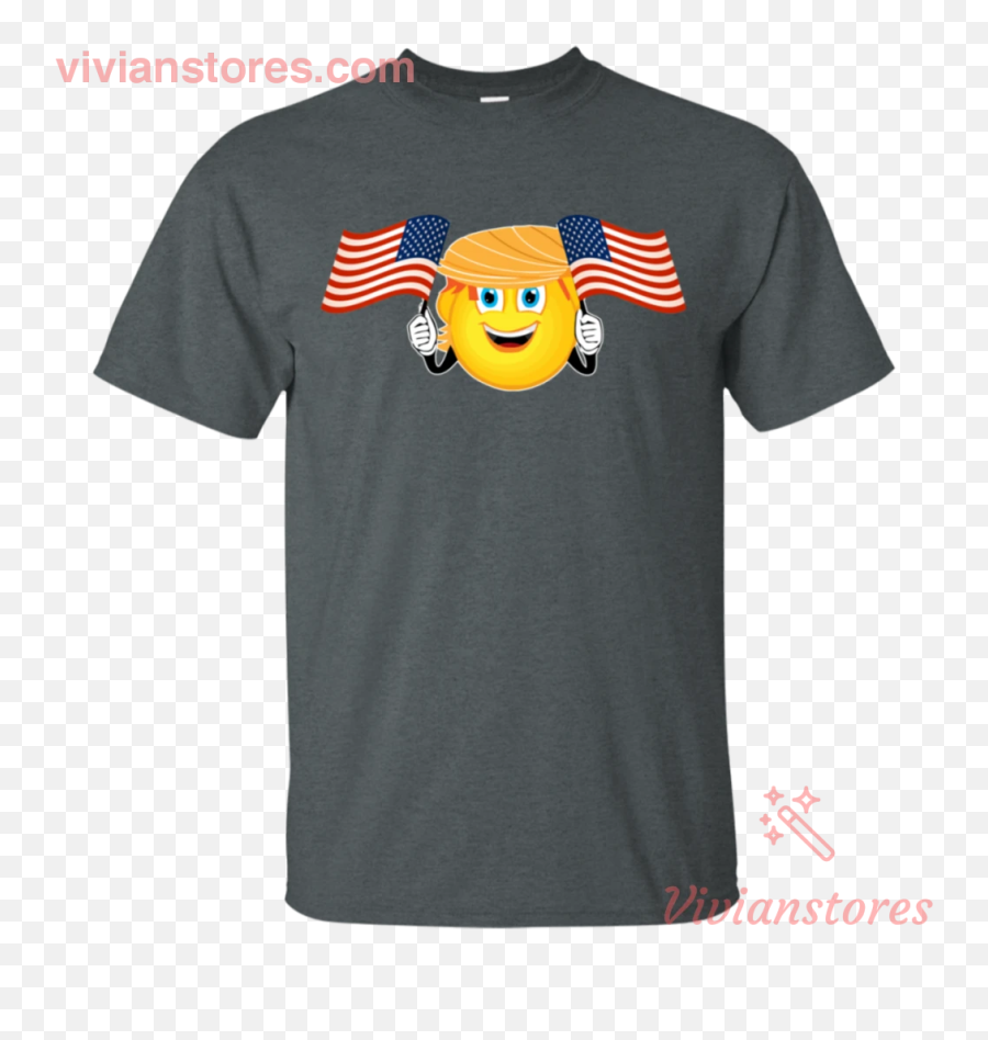 Trump Emoji Holding American Flag Patriot T - Trump T Shirt 2020,Cheese Emoji