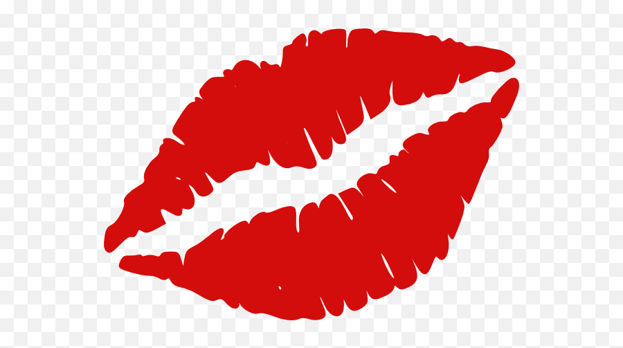 Lip Stencil - Lips Clip Art Emoji,Kiss Emoji Makeup