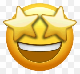 Try Adobe Spark Free For 7 Days - Emoji Png Transparent Star Eye