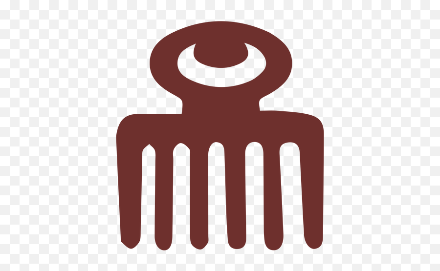 African Symbol Wooden Comb Stroke - Transparent Png U0026 Svg African Symbols And Their Meanings Emoji,Africa Emoji