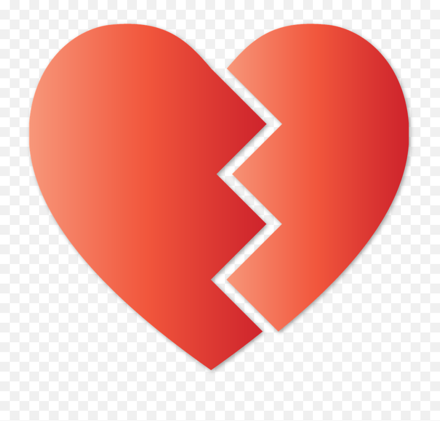 Broken Heart Heart Broken Symbol Hurt - Transparent Heart Beating Gif Emoji,Heart Emotion