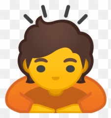 Uklánjící se osoba emoji klipart Zdarma ke stažení - Emoji Desole