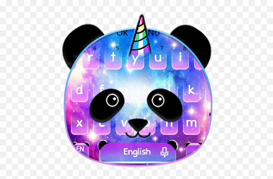 Galaxy Cute Panda Keyboard U2013 Apps I Google Play - Dot Emoji,Hat Tip Emoji