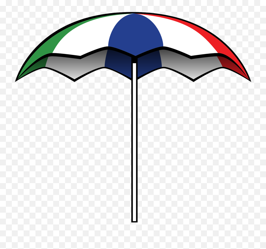 Sunshade Beach Gathering Party Rain - Big Umbrella Clip Art Emoji,Beach Umbrella Emoji