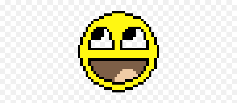 Funny Face - Funny Face Pixel Art Emoji,Funny Face Emoticon