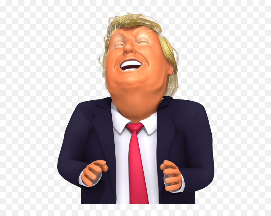Pin - Donald Trump Cartoon Laugh Emoji,Donald Trump Emoji