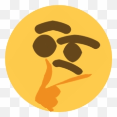 Thinking - Thonk Content Aware Scale Emoji,Scale Emoji