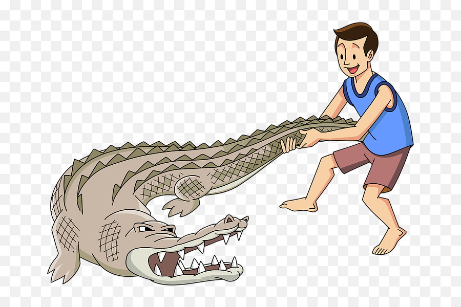 Strong Clip Alligator Picture - Arti Mimpi Di Kejar Buaya Emoji,Crocodile Man Emoji