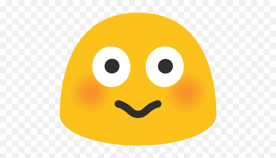 Flushed Face Emoji - Smiley,Flushed Emoji