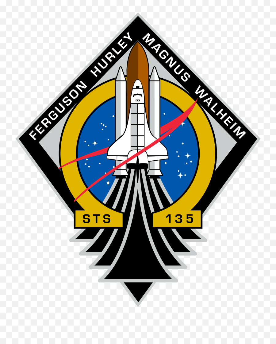 Sts - Space Shuttle Atlantis Patch Emoji,American Flag Made Out Of Emojis