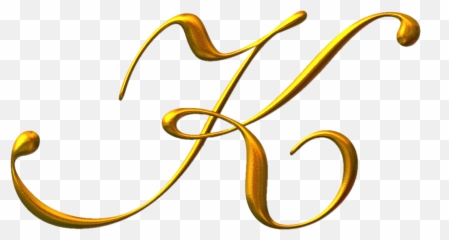 Letter K Png - Calligraphy Emoji