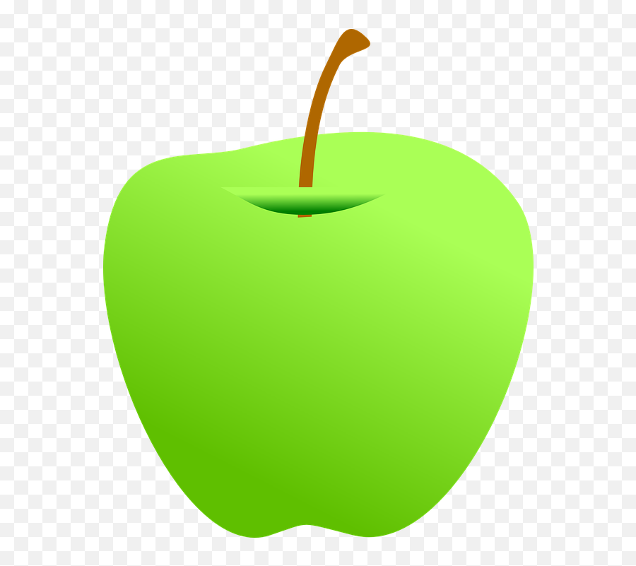 Free Green Apple Apple Vectors - Green Apple Clip Art Png Emoji,Apple Logo Emoticon