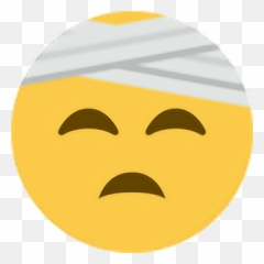 Injury clipart head bandage Transparent - Concussion Emoji