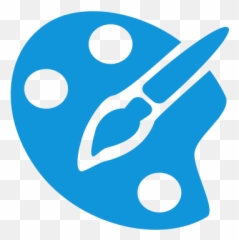 Artist Palette Icon at GetDrawings Free download - Png Blue Emoji