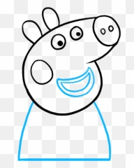 How to Draw Peppa Pig - Really Easy Drawing Tutorial For Kids Emoji