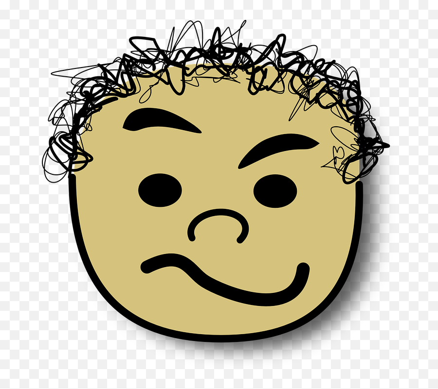 Free Grin Smile Vectors - Doubtful Face Emoji,Skull Emoticons