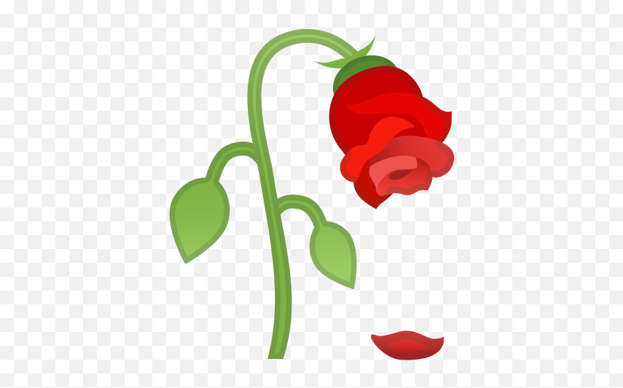 Wilted Flower Emoji - Rosa Marchita Emoji,Flower Emoticon