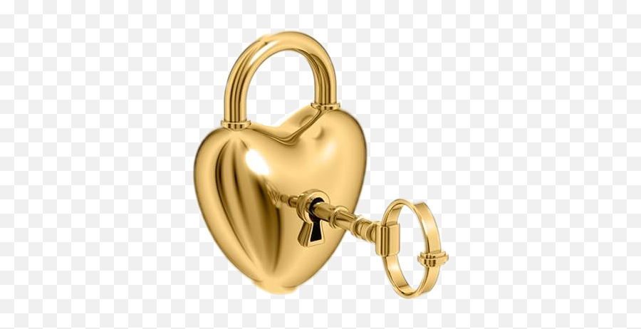 Symbol Emotion Heart Goldcuore Oroglitterlove Amore - Gold Heart Lock Emoji,Symbol For Emotion
