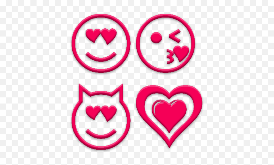 Download 5 Emoji Fonts For Flipfont 3 - Heart,5 Emoji