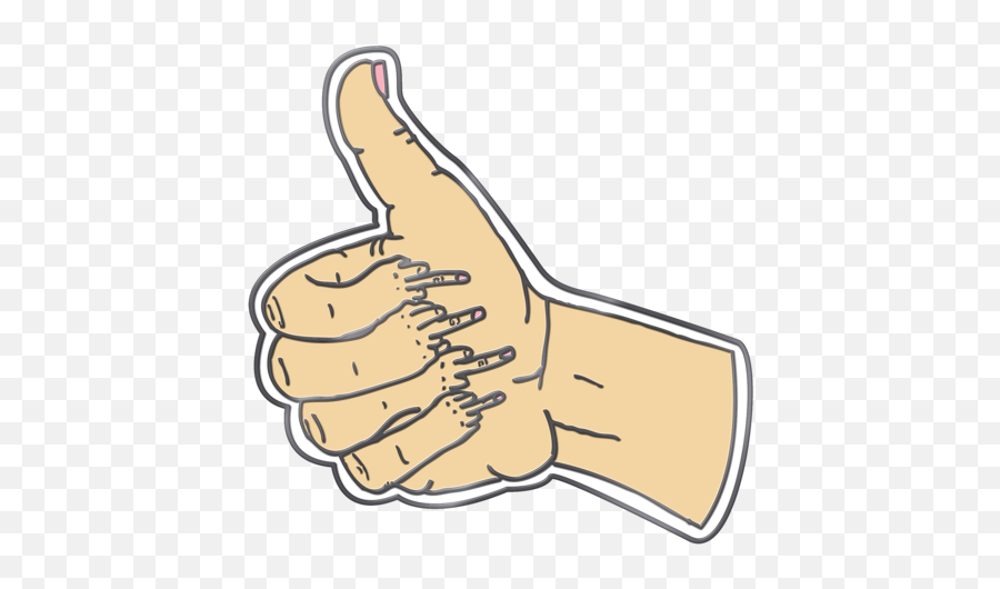 Thumbs Up Hand Png - Porous Walker Thumbs Up Clip Art Emoji,Walker Emoji