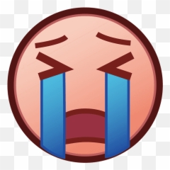 Loudly Crying Face Emoji Clipart -