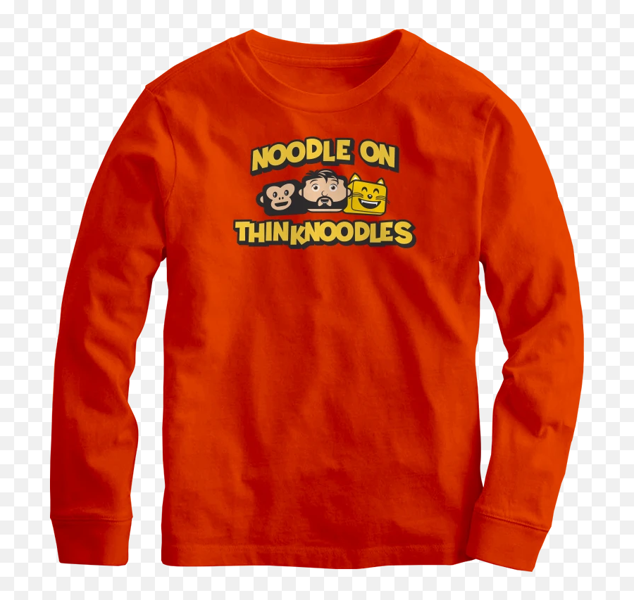Noodle On Emoji Long Sleeve Tee Shirt,Thinking Emoji Roblox