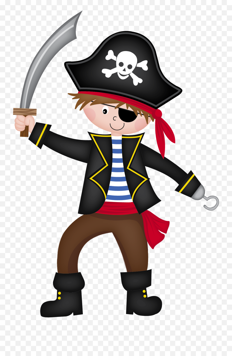 Captain Hook Png - Captain Hook Pirate Clipart 5081054 Pirate With Hook Clipart Emoji,Pirate Ship Emoji