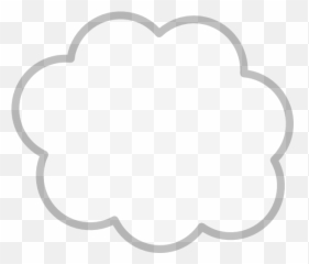 Clouds Clipart Grey - Dot Emoji