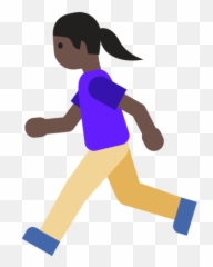 Dark Skin Tone Emoji - Running Android