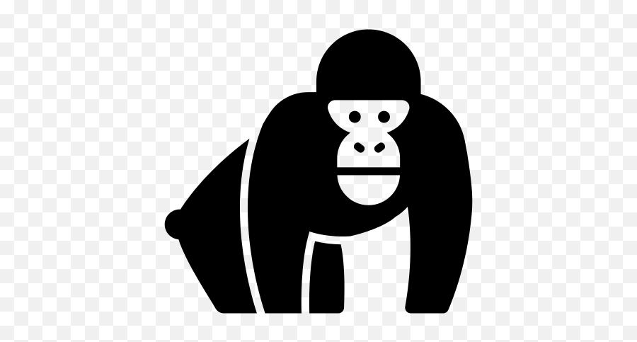 Gorilla Icons - Icon Emoji,Gorilla Emoji