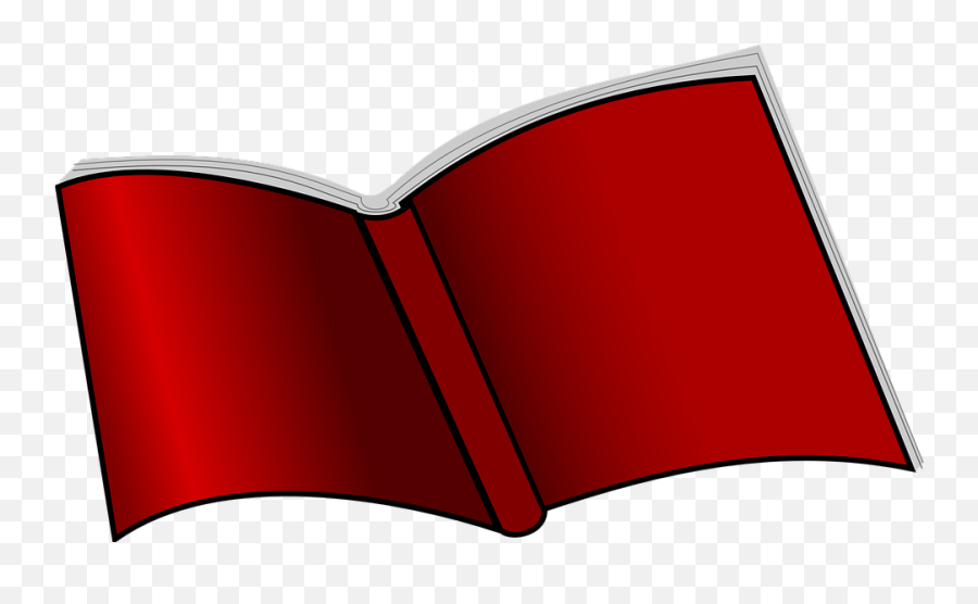 Offenes Buch Buch Illustrationen - Red Open Book Clipart Emoji,Tt Emoticon