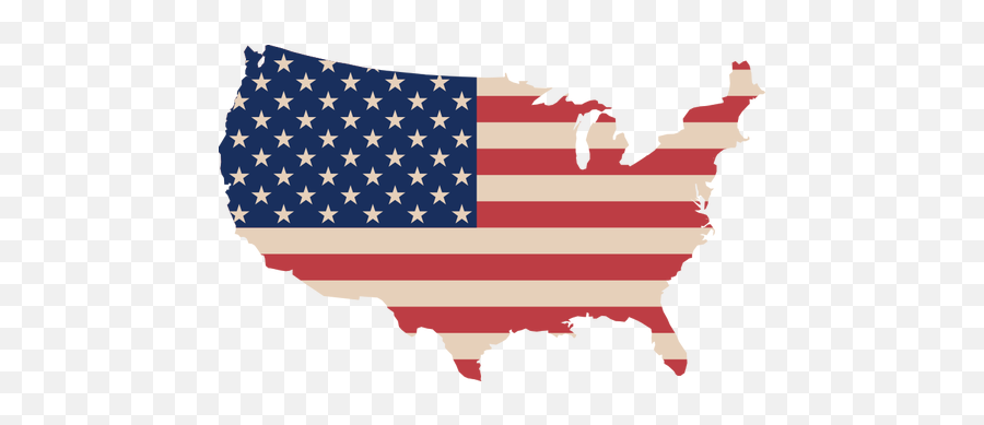 Usa Map And Flag - Map America Clipart Emoji,Italy Flag Emoji