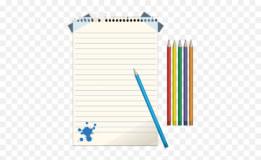 Paper Note Pencil Object Ftestickers - Pencil Emoji,Paper And Pencil Emoji