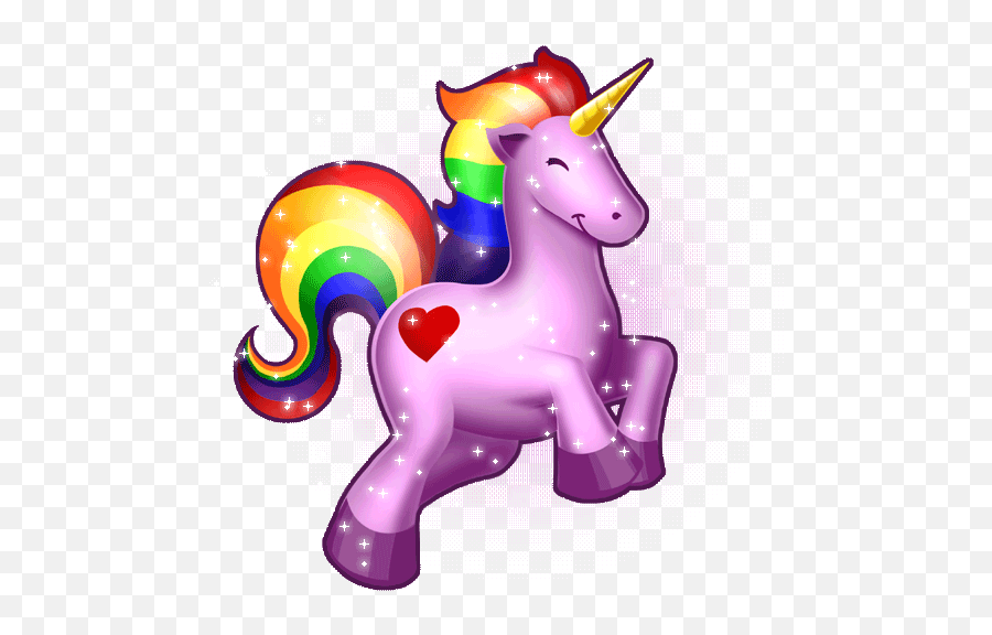 Animated Unicorn Unicorn Images - Animated Gif Unicorn Emoji,Unicorn Emoji Transparent